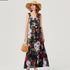 Spring and Summer Slim Fit Flounced Skirt Dress