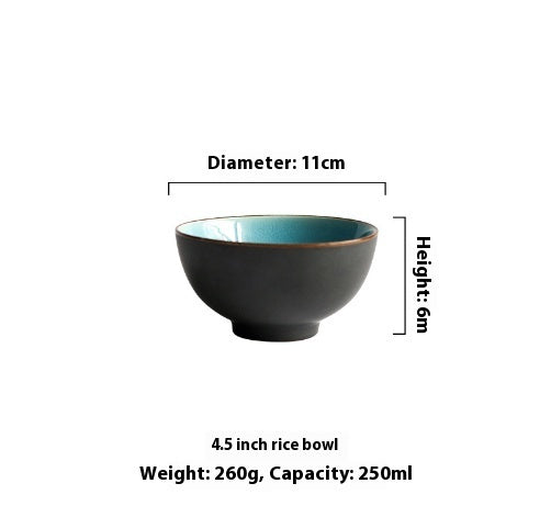 Japanese Retro Porcelain Tableware Set