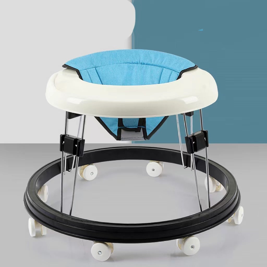 Children's Multifunctional Anti-Rollover Baby Walker with Music