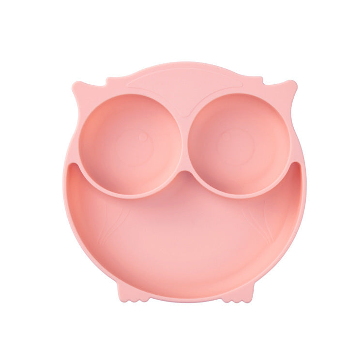 Children's Owl Silicone Dinner Plate