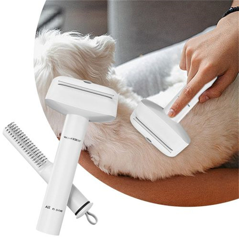 3-in-1 Pet Hair Unknotting Comb – Grooming Brush for Cats & Dogs