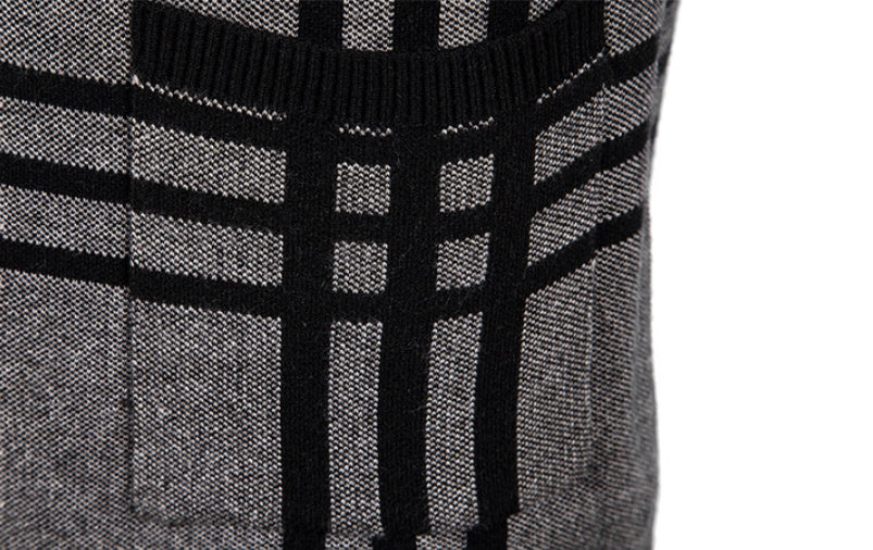 Slim Fit Fashion Personality Men's Sweaters Coat