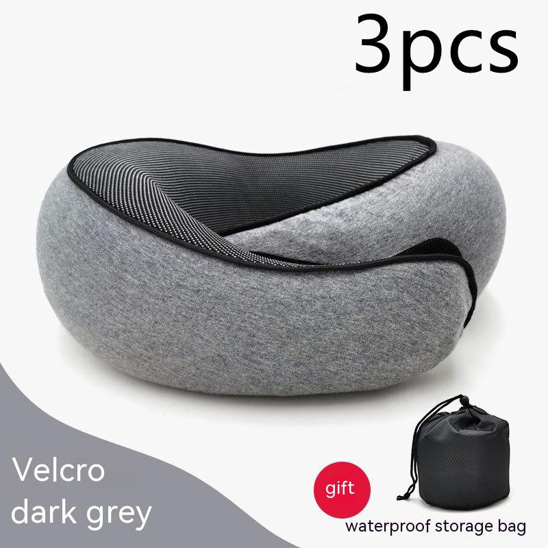 Travel Neck Pillow – U-Shaped Memory Foam Neck Cushion