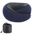 Memory Foam Travel Neck Pillow with Eye Mask – Compact Comfort for Airplanes & Cars