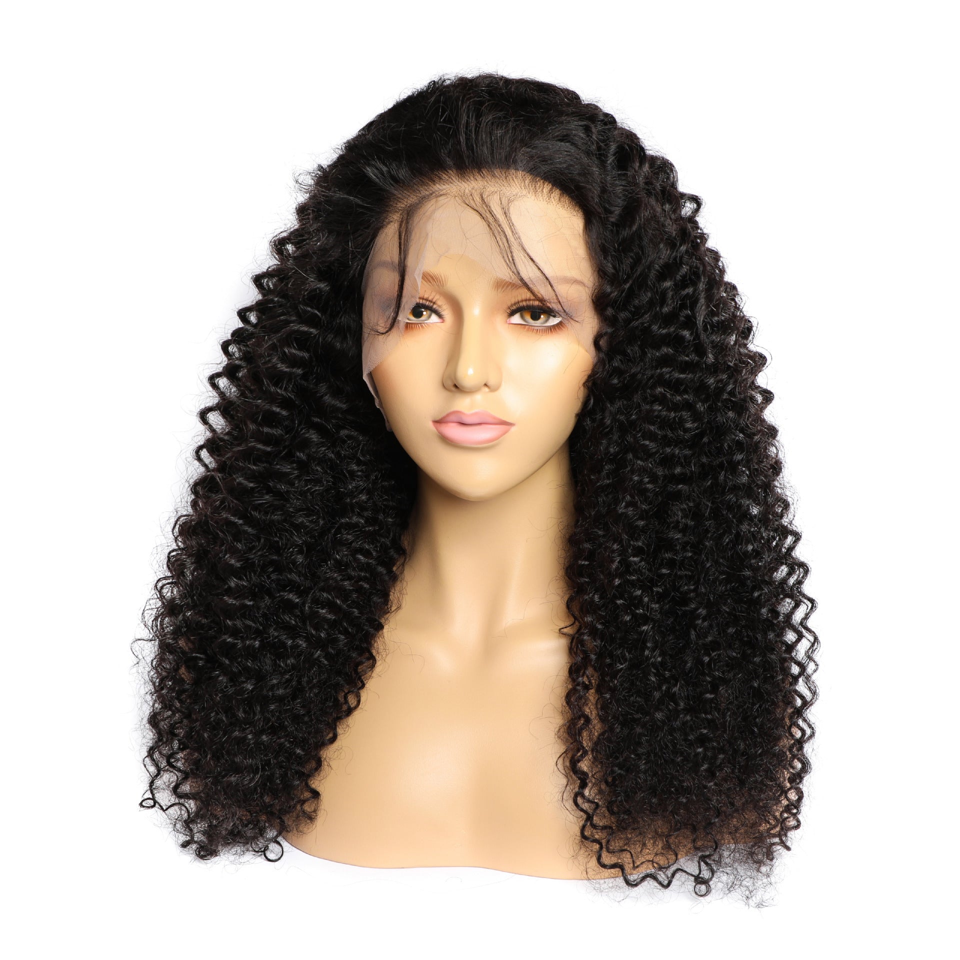 Curly Human Hair Wig – Natural & Voluminous Look