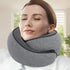 Memory Foam Travel Neck Pillow with Eye Mask – Compact Comfort for Airplanes & Cars