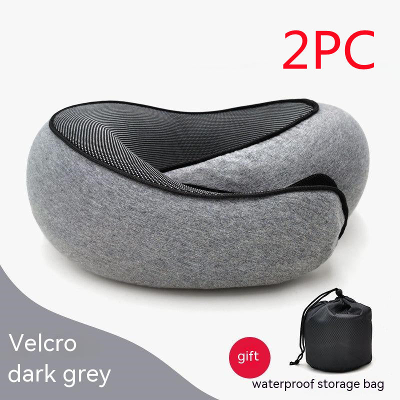 Travel Neck Pillow – U-Shaped Memory Foam Neck Cushion
