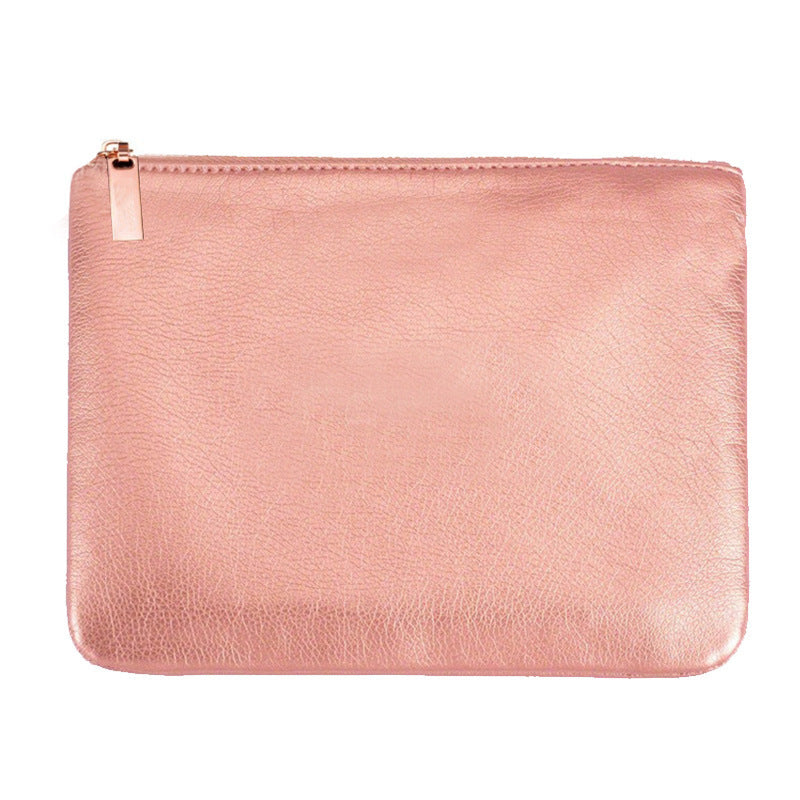 15-Piece Rose Gold Makeup Brush Set with Bag