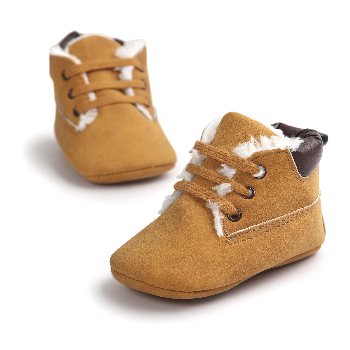 Winter Baby Boys Suede Leather Sneakers – Warm & Cozy Toddler Boots