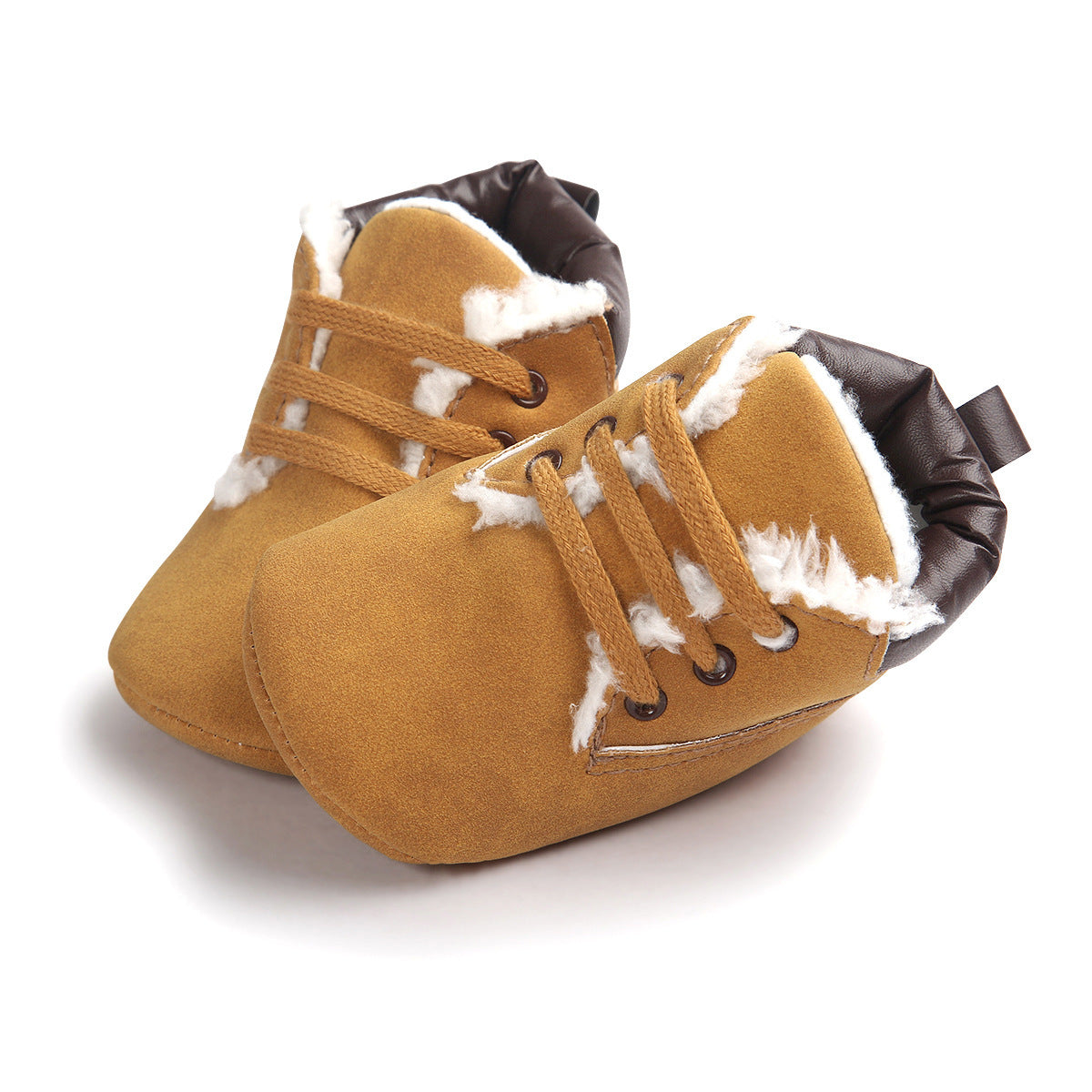 Winter Baby Boys Suede Leather Sneakers – Warm & Cozy Toddler Boots