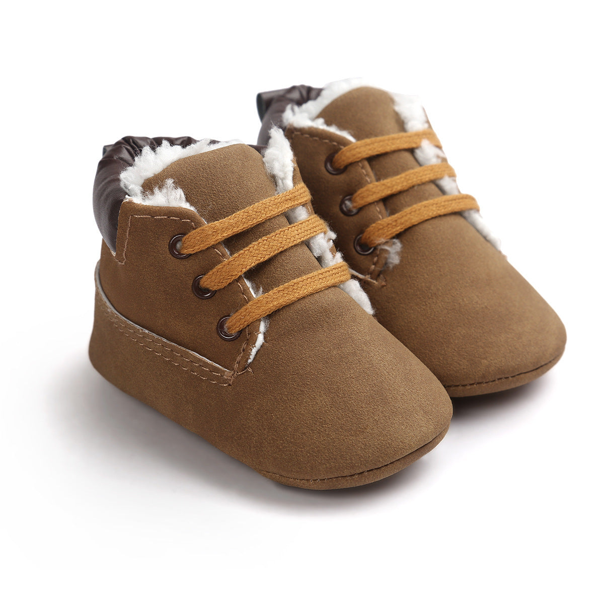 Winter Baby Boys Suede Leather Sneakers – Warm & Cozy Toddler Boots