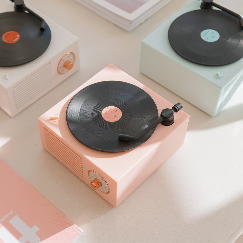 Vinyl Record Player Bluetooth Speaker - Retro & Modern Fusion