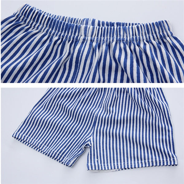 Cartoon Clothing Baby Boy &amp; Girl Summer Outfit – Casual T-Shirt & Shorts Set
