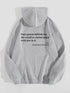 Women's Plush Letter Printed Hoodie – Trendy Unisex Pullover