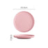 Nordic-Style Porcelain Tableware – Minimalist Solid Color Plates