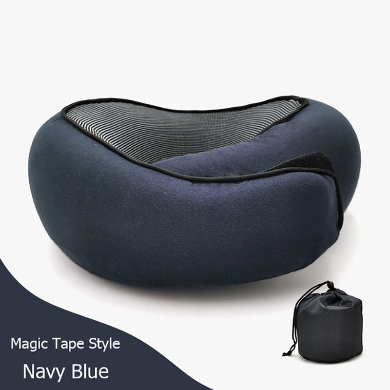 Travel Neck Pillow – U-Shaped Memory Foam Neck Cushion