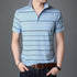 Men's Spring & Summer Striped Short-Sleeve Shirt