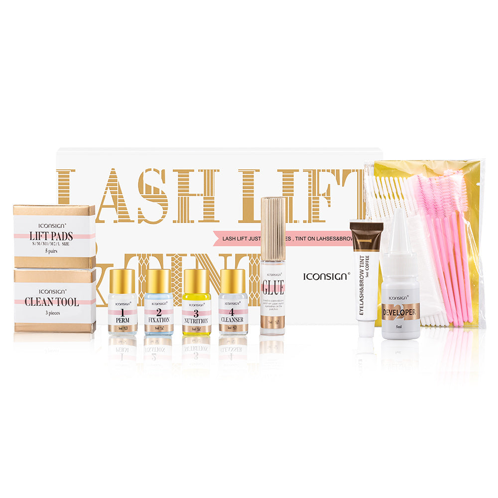 ICONSIGN Lash Lift &amp; Eyebrow Dye Tint Kit – Professional Brow Lamination & Lash Perm Set