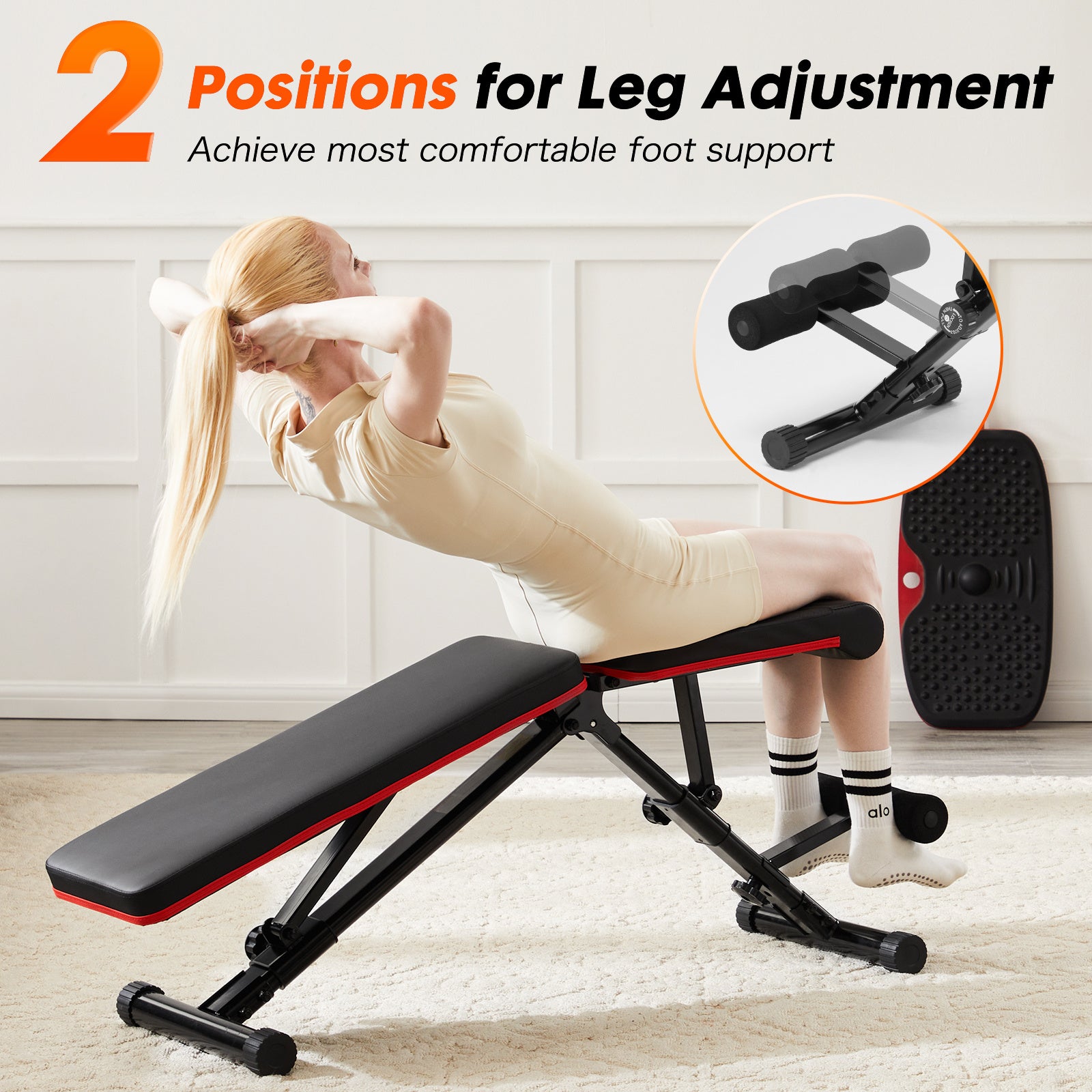 Adjustable Fitness Bench – Perfect for Home Gym Workouts