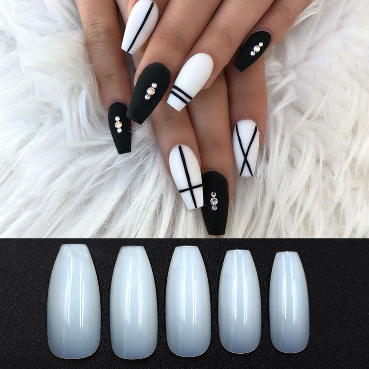 500 Transparent & Natural Fake Nails – Acrylic False Nail Tips