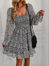 Spring & Summer Women's Bohemian Print Dress – Elegant & Stylish