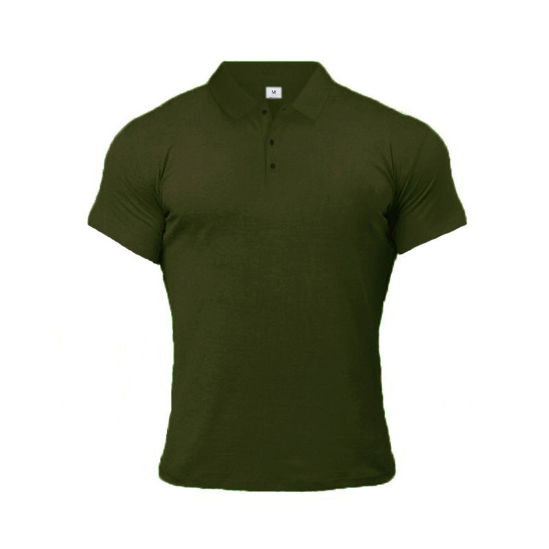 Men's Sports Polo Shirt – Summer Short-Sleeve Slim Fit