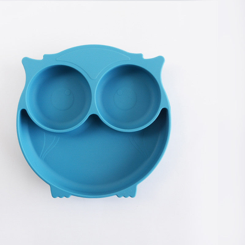 Children's Owl Silicone Dinner Plate