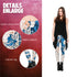 Printed Cropped High Waist Leggings – Women's Slimming and Breathable Pants