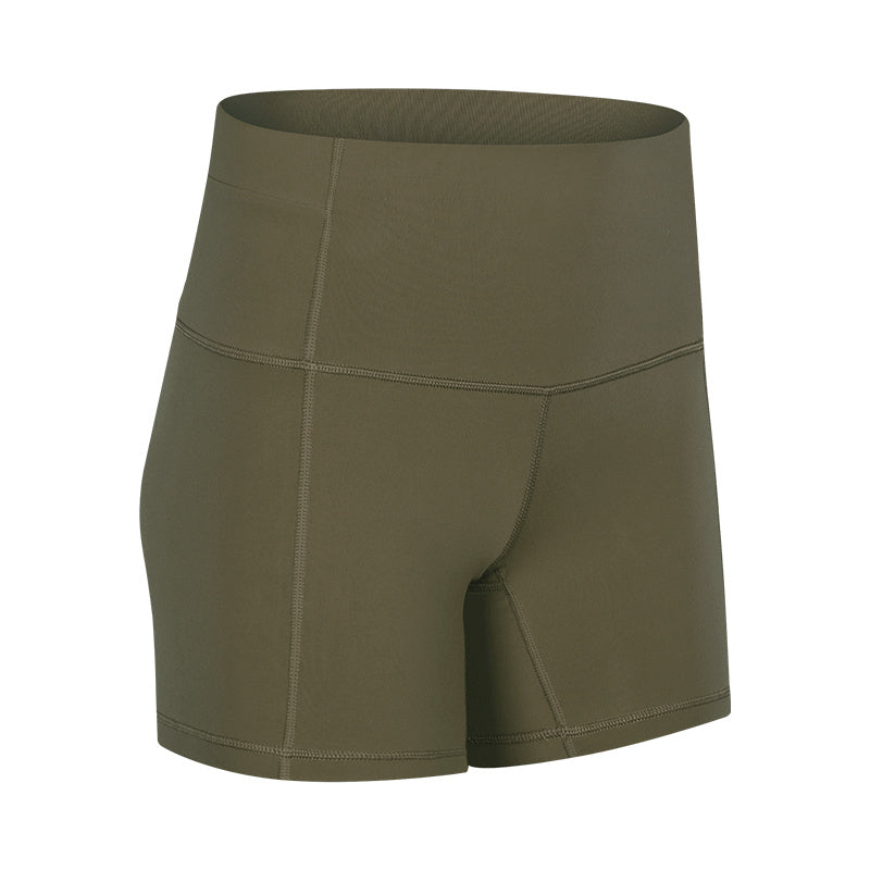 Women's High-Waist Hip-Lifting Sports Shorts – Moisture-Wicking & Breathable