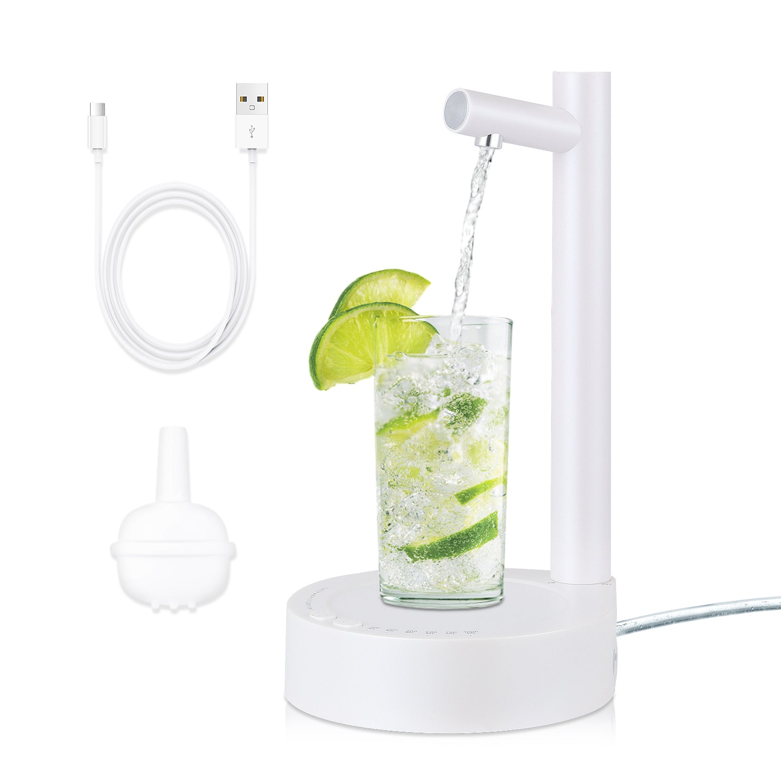 Smart Wireless Electric Desktop Water Pump – Adjustable & Portable Dispenser
