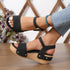 Spring & Summer Women's Buckle Rubber Sole Sandals