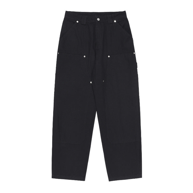 Lumberjack Pants – Cargo Pants Men's Straight Slacks
