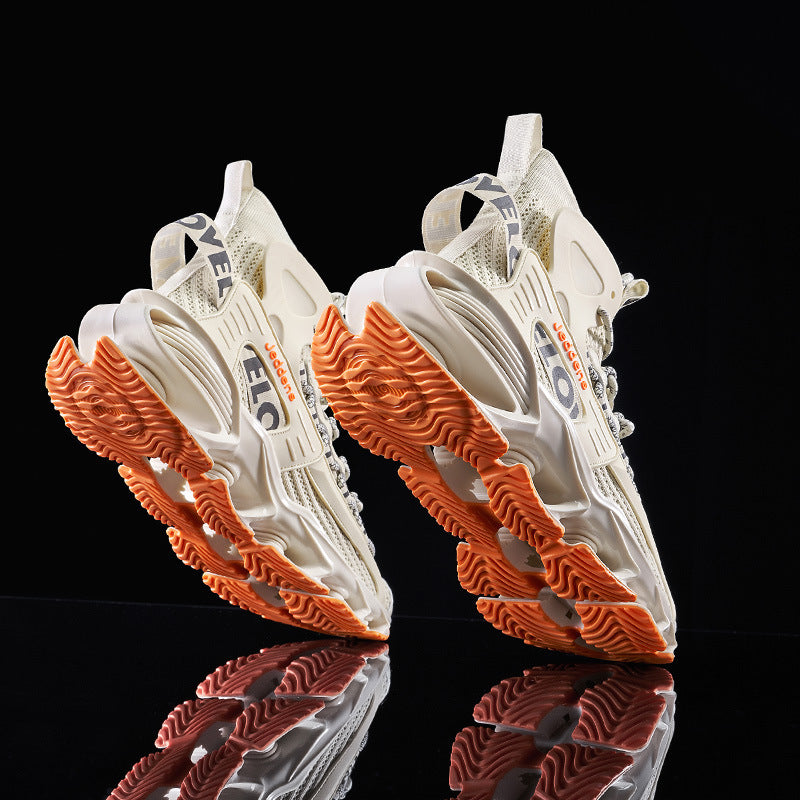 Men's Thick-Soled Height-Increasing Trendy Basketball Sneakers