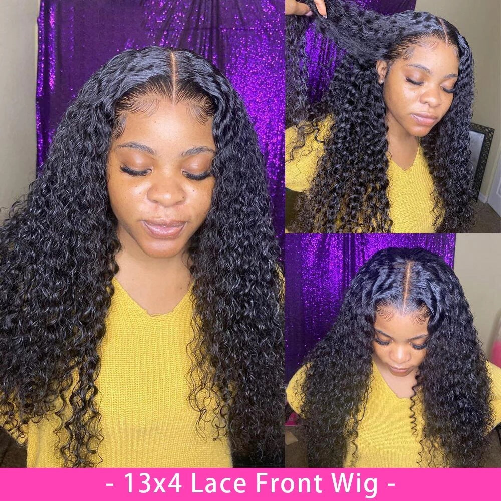 Curly Human Hair Wig – Natural & Voluminous Look