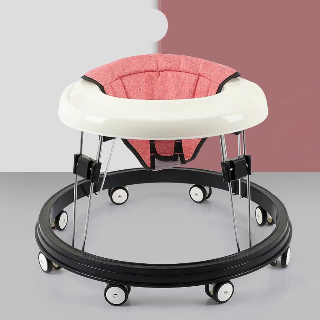 Children's Multifunctional Anti-Rollover Baby Walker with Music
