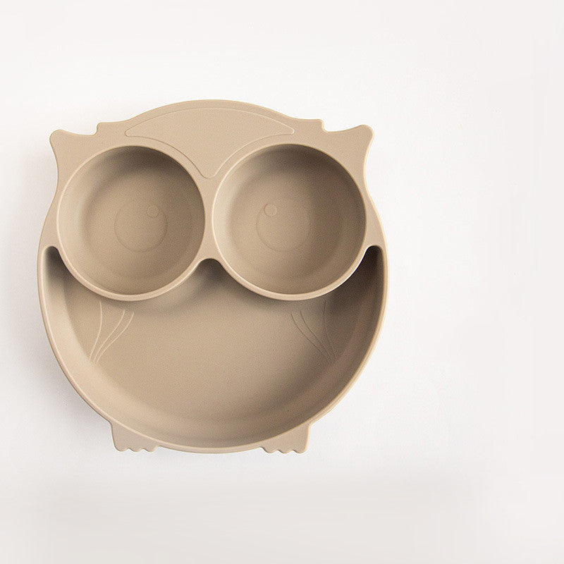 Children's Owl Silicone Dinner Plate