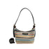 Fashion Color Contrast Woven Shoulder Bag