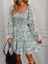 Spring & Summer Women's Bohemian Print Dress – Elegant & Stylish