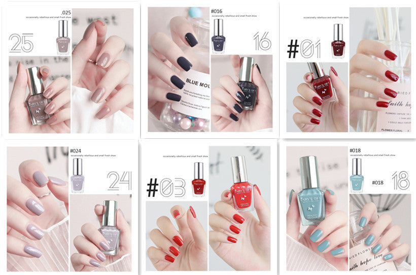 Tear-Free Water-Based Nail Polish – Summer Collection