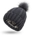 Fashionable Stretchy Satin-Lined Knit Beanie – Cozy & Stylish Winter Hat