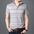 Men's Spring & Summer Striped Short-Sleeve Shirt