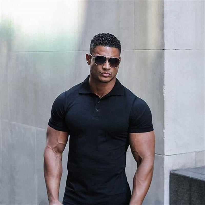 Men's Sports Polo Shirt – Summer Short-Sleeve Slim Fit