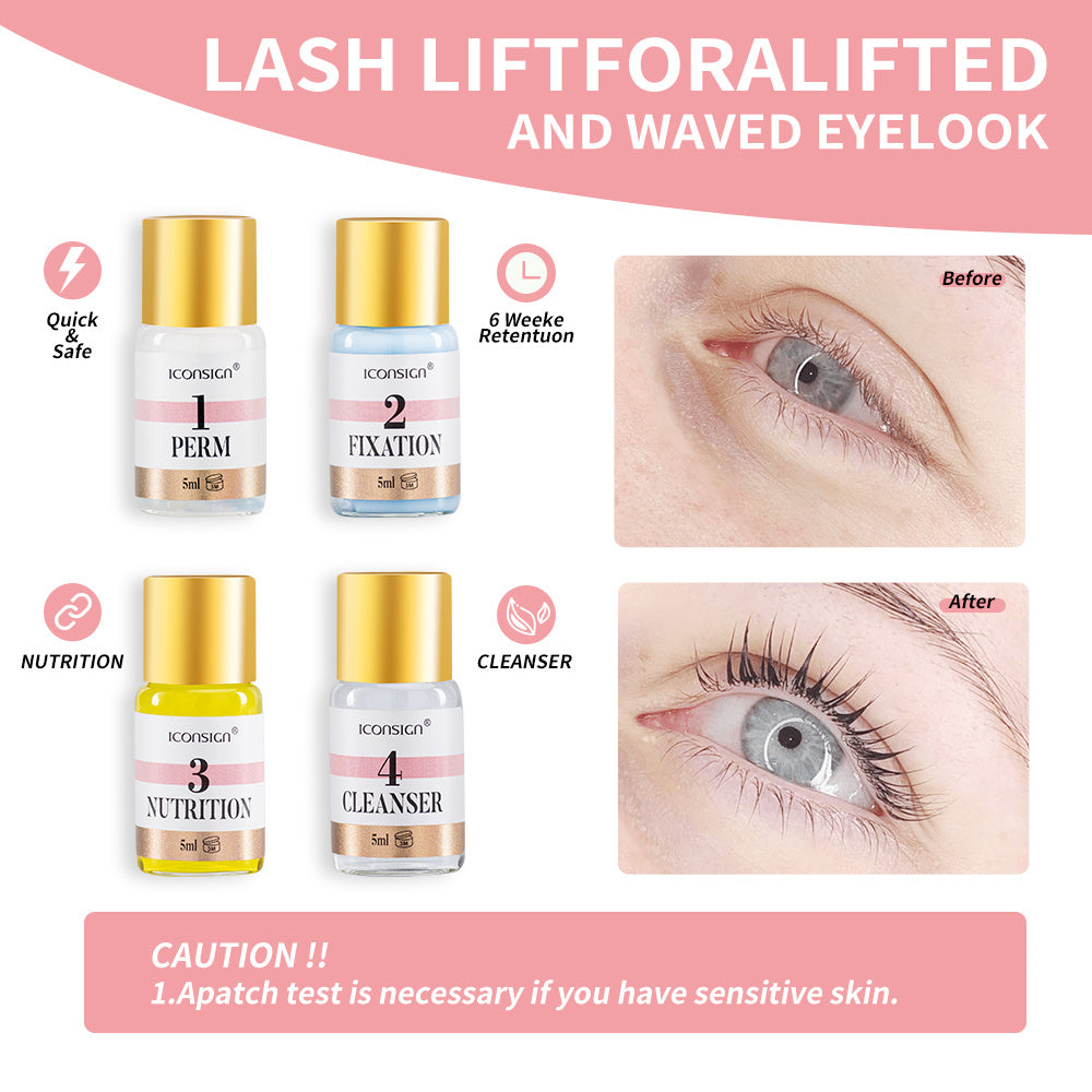 ICONSIGN Lash Lift &amp; Eyebrow Dye Tint Kit – Professional Brow Lamination & Lash Perm Set