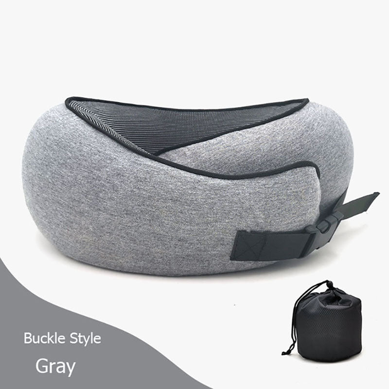 Travel Neck Pillow – U-Shaped Memory Foam Neck Cushion