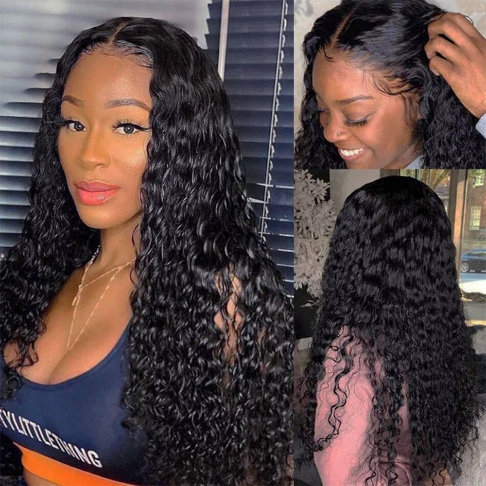 Curly Human Hair Wig – Natural & Voluminous Look