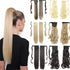 Long Straight Wrap Around Clip-In Ponytail Hair Extension