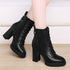 British Style Autumn And Winter Single Boots High Heels for Women