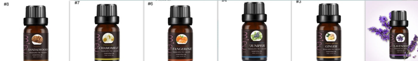 10ml Pure Essential Oil – Aromatherapy & Spa Use