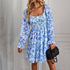 Spring & Summer Women's Bohemian Print Dress – Elegant & Stylish