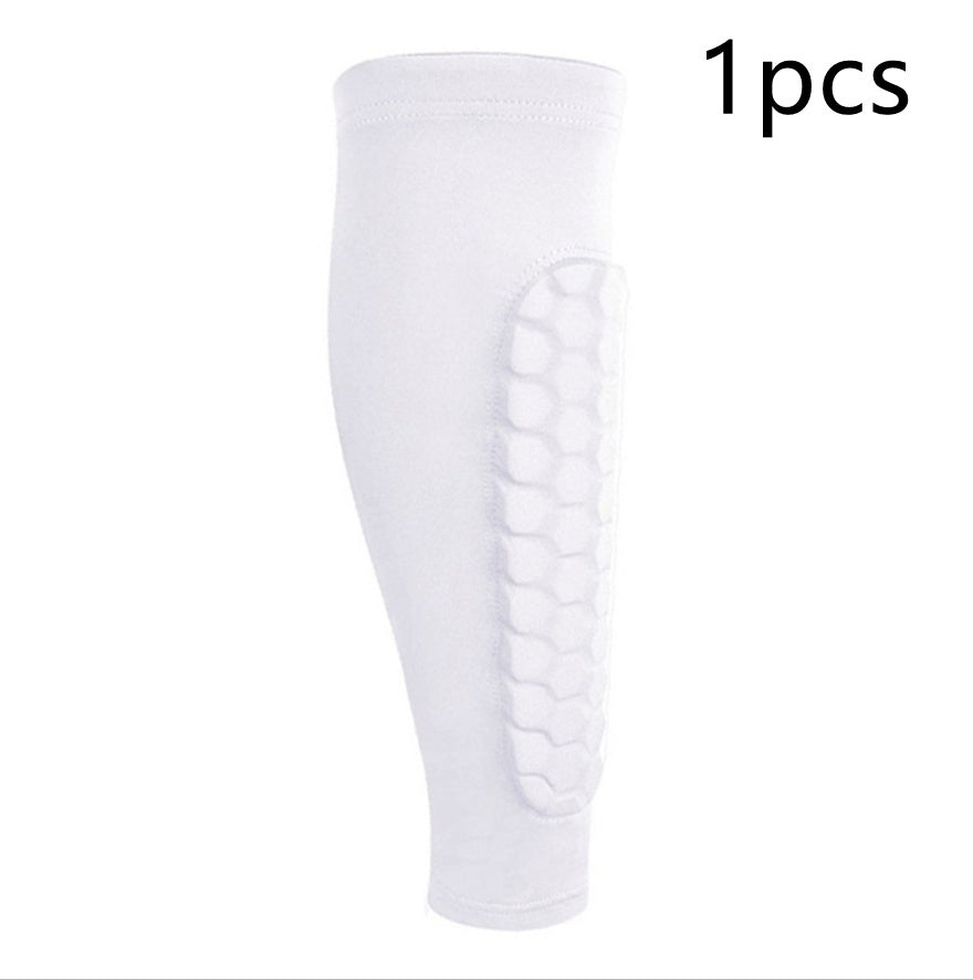 Honeycomb Shin Protection Foot Sock Men's Anti-Collision Non-slip
